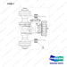 D913065 MTG GP-TRANSAXLE - full parts diagram, item 3 marked - genuine Doosan / Bobcat forklift part