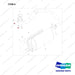D913087 MUFFLER GP - PART 2 OF 2 - full parts diagram, item 6 marked - genuine Doosan / Bobcat forklift part