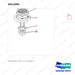 D913095 FILTER ASSY - parts diagram, item 4 shown - genuine Doosan / Bobcat forklift part