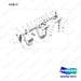 D913096 INCHING & BRAKE CONTROL - (1/2) - full parts diagram, item 21 marked - genuine Doosan / Bobcat forklift part