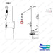 D915000 WARNING GP-SEAT & PARKING - parts diagram, item 7 shown - genuine Doosan / Bobcat forklift part