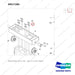 D917185 RELAY ASSY;LIFT & TILT - parts diagram, item 17 shown - genuine Doosan / Bobcat forklift part
