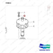 D917265 HYDRAULIC TANK - parts diagram, item 8 shown - genuine Doosan / Bobcat forklift part