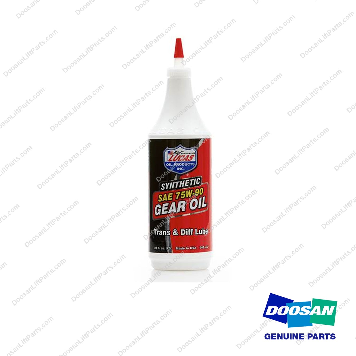 DC10047 - Synth Gear Oil 75W90 12 Qts =1 Box (Pack of 12) - OEM Doosan Daewoo Bobcat