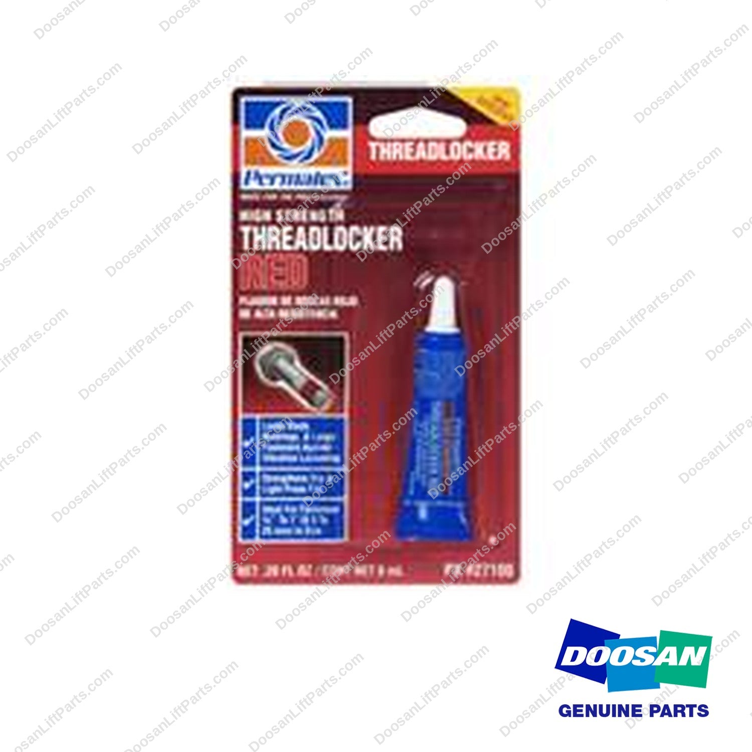 DC27100 - 271 Threadlocker Red (Pack of 12) - OEM Doosan Daewoo Bobcat