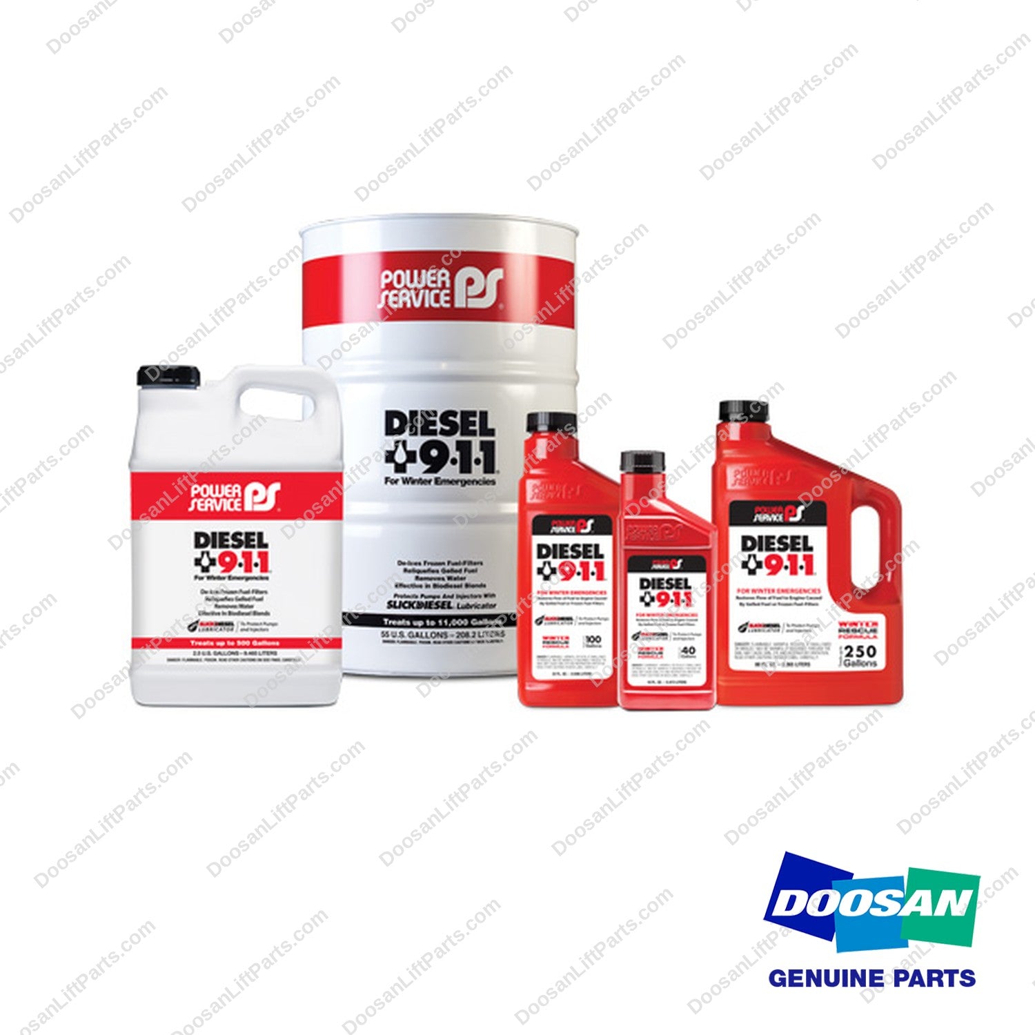 DC8080-6 - Diesel “911” (Pack of 6) - OEM Doosan Daewoo Bobcat