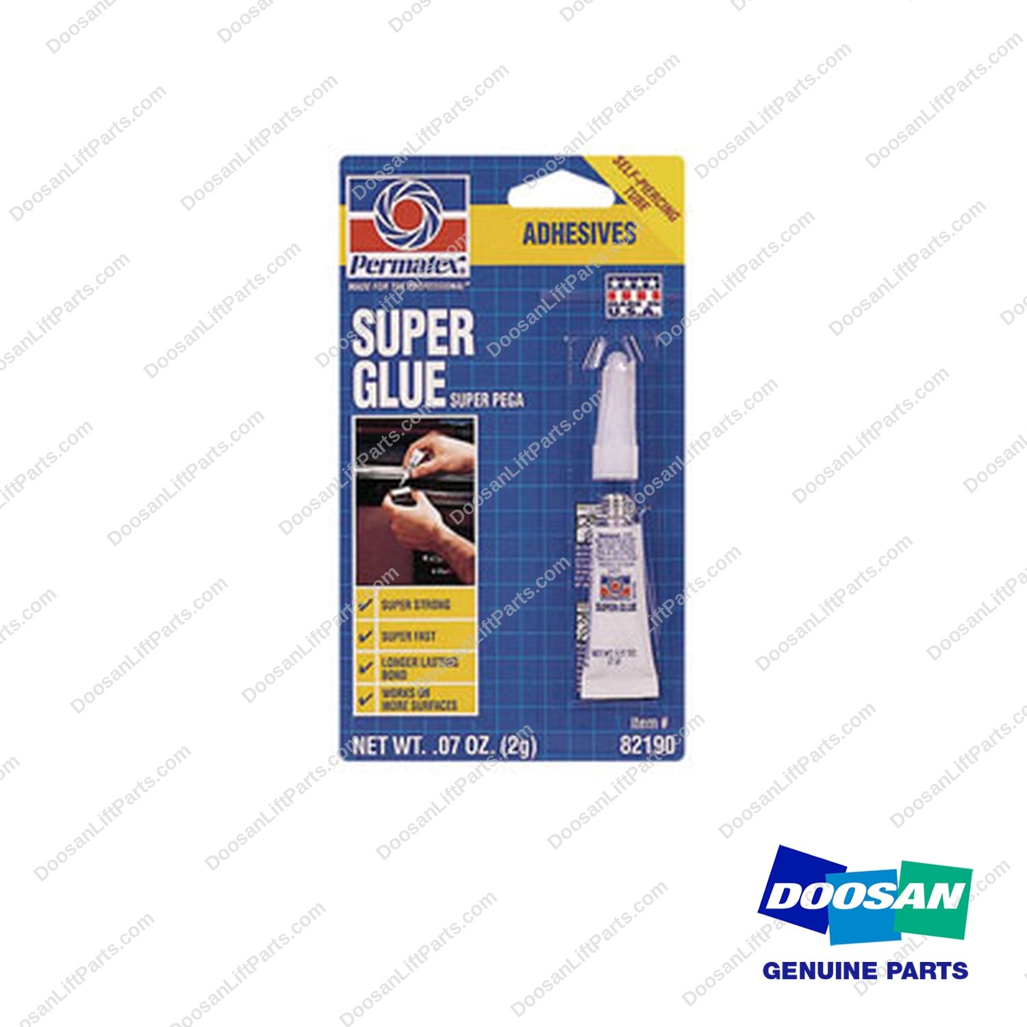 DC82190 - Super Glue (Pack of 12) - OEM Doosan Daewoo Bobcat