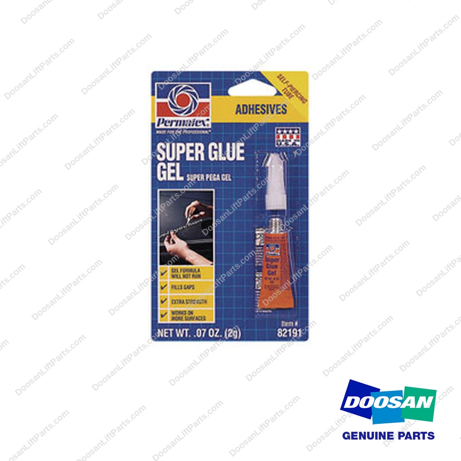 DC82191 - Gel Super Glue (Pack of 12) - OEM Doosan Daewoo Bobcat