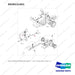 DS20111451 AXLE GROUP,STEER;DV250S-7 - full parts diagram, item 17 marked - genuine Doosan / Bobcat forklift part