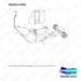 DS20111991 LINE GROUP;POWER STEERING - full parts diagram, item 14 marked - genuine Doosan / Bobcat forklift part
