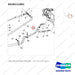 DS20111991 LINE GROUP;POWER STEERING - parts diagram, item 14 shown - genuine Doosan / Bobcat forklift part
