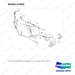 DS20111993 LINE GROUP;POWER STEERING - full parts diagram, item 6 marked - genuine Doosan / Bobcat forklift part