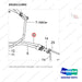 DS20111993 LINE GROUP;POWER STEERING - parts diagram, item 6 shown - genuine Doosan / Bobcat forklift part
