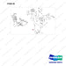 DS20112086 MAST OPERATING LINE GROUP_LINE - full parts diagram, item 25 marked - genuine Doosan / Bobcat forklift part