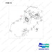 DS20112242 COOLING FAN GROUP;W/ AUTO REVERSE - full parts diagram, item 15 marked - genuine Doosan / Bobcat forklift part