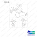 DS20112418 MAST OPERATING LINE GROUP_LINE;FINGER-TI - full parts diagram, item 1-05 marked - genuine Doosan / Bobcat forklift part