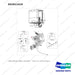 DS2011410 LINE GROUP;CABIN, DV250S-7 - full parts diagram, item 6 marked - genuine Doosan / Bobcat forklift part