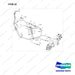 DS2011413 Lines Gp-Power Steering - full parts diagram, item 22 marked - genuine Doosan / Bobcat forklift part