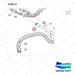 DS2011457 MAST OPERATING LINE GROUP_LINE;STD - parts diagram, item 12 shown - genuine Doosan / Bobcat forklift part