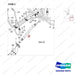 DS2011608 PIPE,HYDRAULIC;GROUP,GC45S-9 - parts diagram, item 2 shown - genuine Doosan / Bobcat forklift part