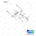 DS2011639 Electric Pilot Check Valve Gp - full parts diagram, item 17 marked - genuine Doosan / Bobcat forklift part