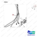 DS20121121 Lines Gp-Power Steering - parts diagram, item 5 shown - genuine Doosan / Bobcat forklift part