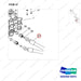 DS20121282 VALVE GROUP,CONTROL VALVE;4-SPOOL - parts diagram, item 37 shown - genuine Doosan / Bobcat forklift part