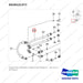 DS20121377 VALVE ASSY,CONTROL;3 SPOOL,W/O RELIEF V/ - parts diagram, item 42 shown - genuine Doosan / Bobcat forklift part