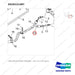 DS20121487 LINE GROUP;POWER STEERING - parts diagram, item 15 shown - genuine Doosan / Bobcat forklift part