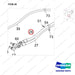DS20121734 COOLER LINES GROUP - parts diagram, item 26 shown - genuine Doosan / Bobcat forklift part