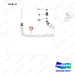 DS2012376 LINES GP - 4 WAY-FINGERTIP - parts diagram, item 13 shown - genuine Doosan / Bobcat forklift part