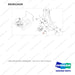 DS2012420 LINE GROUP;MAST OPERATING - full parts diagram, item 10 marked - genuine Doosan / Bobcat forklift part