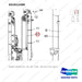 DS2012488 MOUNT GROUP;LIFT, TILT, FFT, 4.5M - parts diagram, item 61 shown - genuine Doosan / Bobcat forklift part