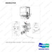 DS2012753 LINE GROUP;CABIN, DV250S-7 - full parts diagram, item 9 marked - genuine Doosan / Bobcat forklift part