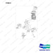 DS2013076 Lines Gp-Mast Operating - full parts diagram, item 9 marked - genuine Doosan / Bobcat forklift part
