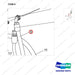 DS2013076 Lines Gp-Mast Operating - parts diagram, item 9 shown - genuine Doosan / Bobcat forklift part