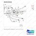 DS20131016 LINE GROUP;MAST OPERATING - parts diagram, item 54 shown - genuine Doosan / Bobcat forklift part