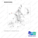DS20131041 LINE GROUP - full parts diagram, item 14 marked - genuine Doosan / Bobcat forklift part