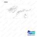DS20131065 POWER STEERING CYLINDER LINE_L - full parts diagram, item 8 marked - genuine Doosan / Bobcat forklift part