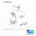 DS20131107 LINE GROUP;MAST OPERATING - full parts diagram, item 36 marked - genuine Doosan / Bobcat forklift part