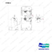 DS20131169 CHANGEOVER;EMERGENCY STOP(LIFT LOCK) - full parts diagram, item 6 marked - genuine Doosan / Bobcat forklift part