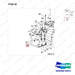 DS20131320 LINE GROUP;MAST OPERATING - parts diagram, item 36 shown - genuine Doosan / Bobcat forklift part