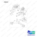 DS20131477 LINE GROUP;BRAKE, DV250S-7,TIER-4 - full parts diagram, item 67 marked - genuine Doosan / Bobcat forklift part