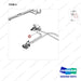 DS20131753 GUARD GROUP,OVERHEAD;TIER4,INT - parts diagram, item 5 shown - genuine Doosan / Bobcat forklift part