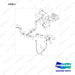 DS20132322 HOSE GROUP,HYDRAULIC;MO LINES - full parts diagram, item 2 marked - genuine Doosan / Bobcat forklift part
