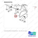 DS20132751 LINE GROUP;ODB COOLING,8TON,T4 - parts diagram, item 28 shown - genuine Doosan / Bobcat forklift part