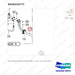 DS20132777 AXLE GROUP,STEER;DV180;TIER-4 - parts diagram, item 17 shown - genuine Doosan / Bobcat forklift part