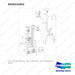 DS20132822 Lift & Tilt Mounting Gp - FFT - 2.0/2.5 Ton - full parts diagram, item A marked - genuine Doosan / Bobcat forklift part