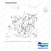 DS20132978 LINE GROUP;BRAKE,80.9KW - parts diagram, item 44 shown - genuine Doosan / Bobcat forklift part