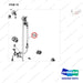 DS20133455 MAST AR.; FFT,  MFH 4730, OAL - parts diagram, item 10 shown - genuine Doosan / Bobcat forklift part